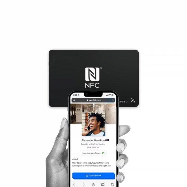 nfc business card application