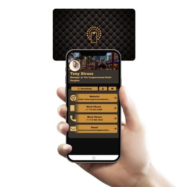 nfc business card tap card
