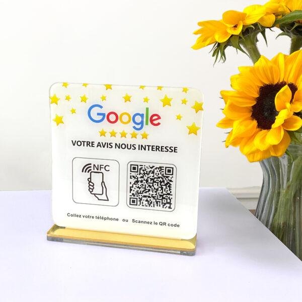 square nfc-google-review-stand