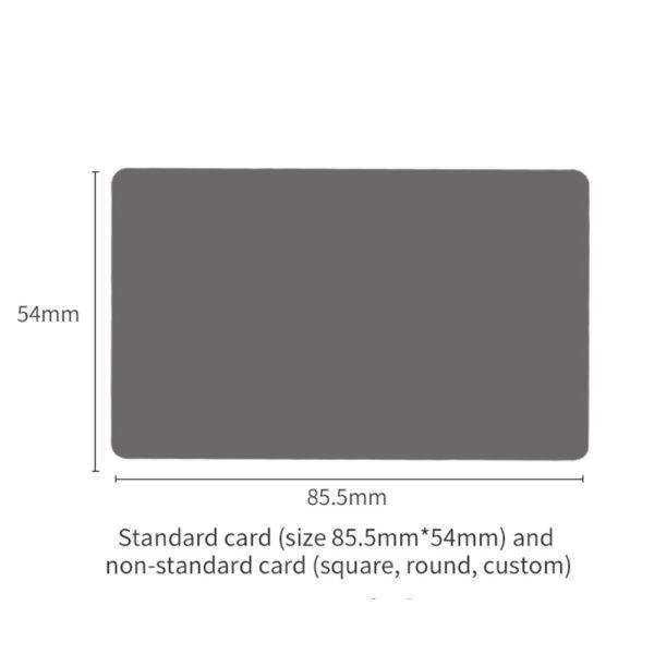 nfc business card size