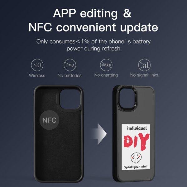 e Ink Screen Smart Phone Case for iPhone