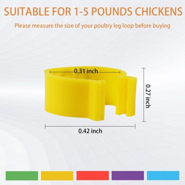 Poultry Leg Band Adjustable Sizes Numbered Identification Birds Rings Pigeon Bands Chicken Foot Ring For Tracking