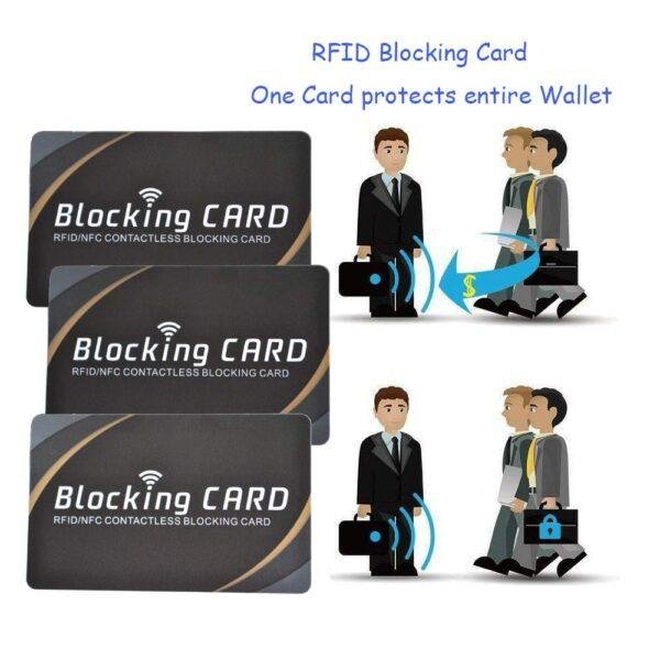 rfid blocking card for credit card