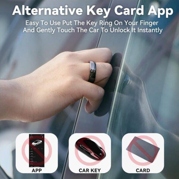 tesla ring black application