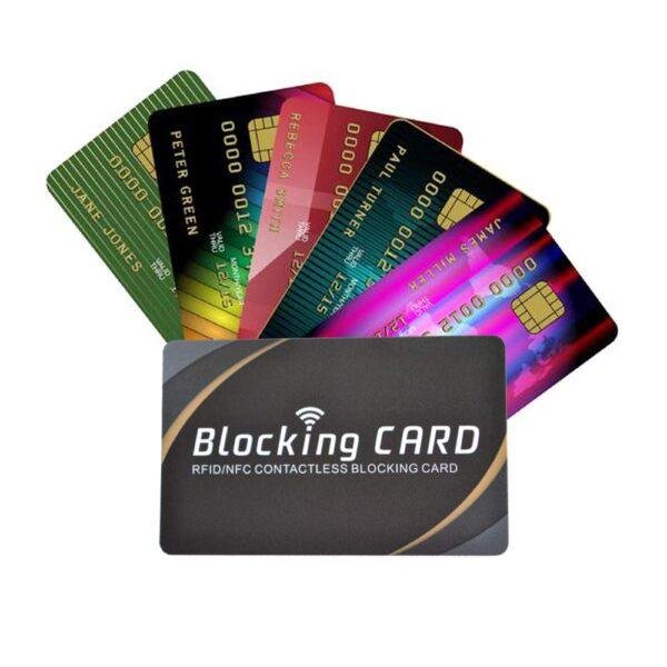 rfid blocking card for credit card