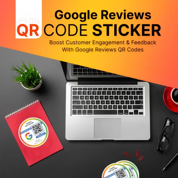 round nfc-google-review-plate