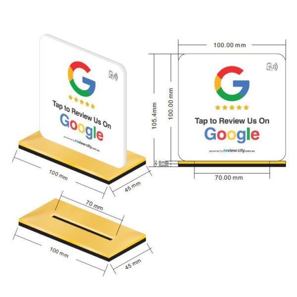 square nfc-google-review-stand