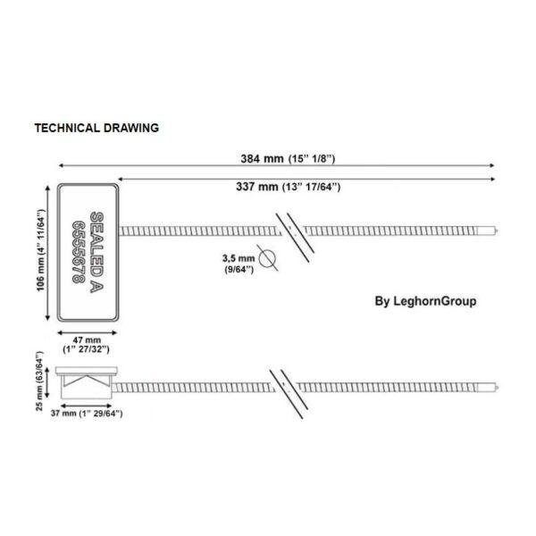 UHF RFID Security Seal 860-960mhz